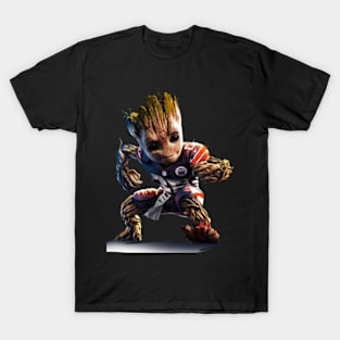 Groot And The Cleveland Indians Mashup T-Shirt